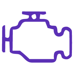 DPF warning light icon